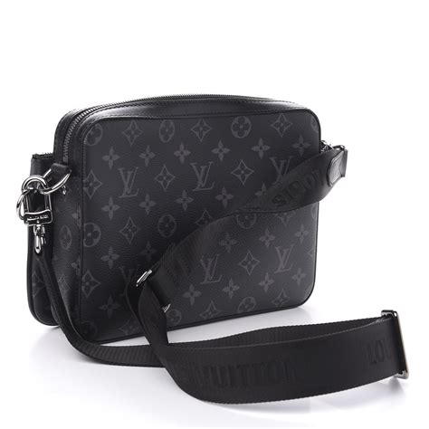 sacoche lv trio|Trio Messenger Monogram Eclipse .